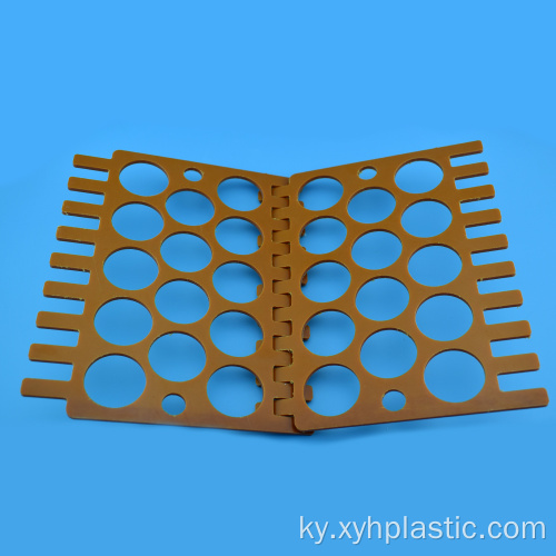 Orange Bakelite Sheet Plastic Machined компоненттери